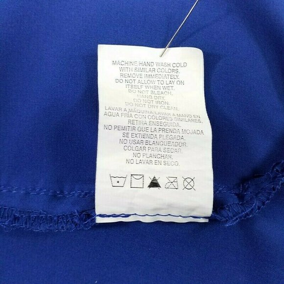 Nordic Track Blue Softshell Long Sleeve Full Zip Jacket Womens Size Medium - Picture 12 of 12